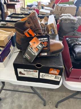 Timberland PRO Titan 6" Coffee Women's Work Boots Size 7.5